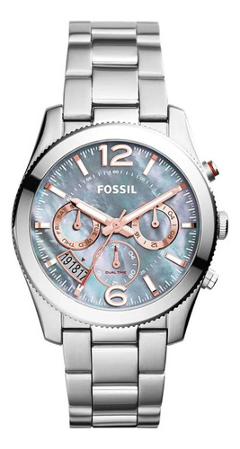 Reloj Fossil Es3880 Original Acero Tablero Cielo Para Dama