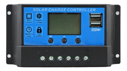 Controlador De Carga Para Painel Solar 30a 12e24v