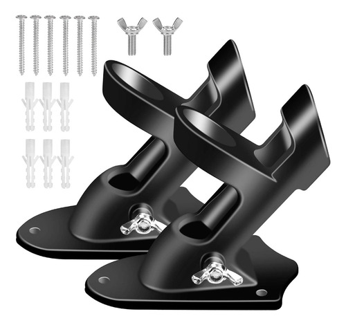 Ll 2 Pcs Soportes For Asta De Bandera Soporte For Bandera
