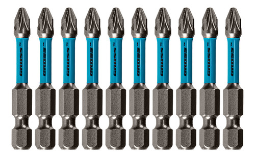 Bits Torcao Pz2 Para Ferramentas De Impacto 50mm 10pcs Gross