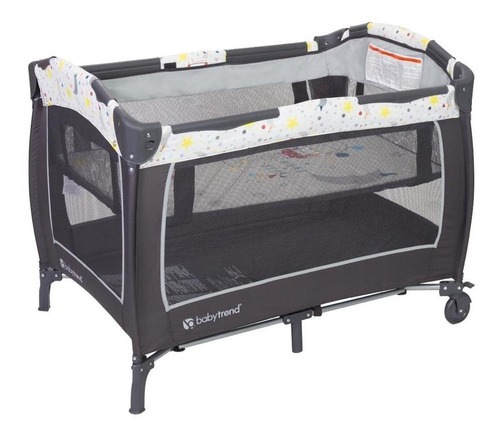 Imagen 2 de 6 de Baby Trend Corral Con Moises Modelo Luna Y Estrella