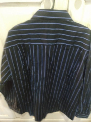 Camisa Azul A Rayas Xl (Usado)