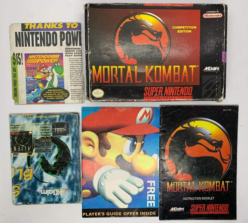 Mortal Kombat Snes/ Juego Completo/ Mortal Super Nintendo (Usado)