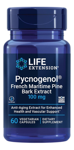 Life Extension Pycnogenol Corteza De Pino Marítimo 60cap 