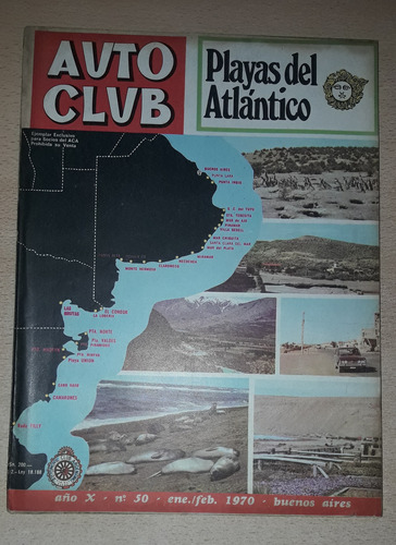 Revista Auto Club N°50 Enero Febrero De 1970