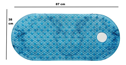 Imagen 2 de 4 de Alfombra De Baño Antideslizante 87x38 Cm