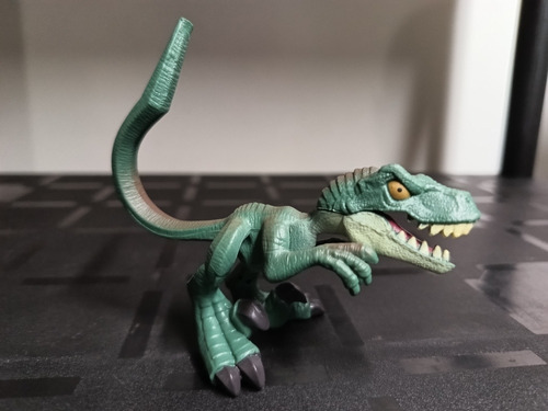 Jurassic World Bendy Biters Velociraptor Mattel Bendable 