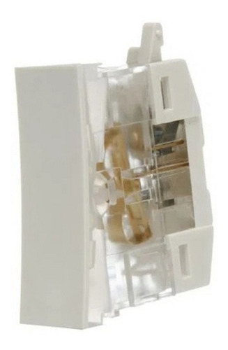 Imagen 2 de 4 de Llave De Luz Sica Blanca - 1 Punto + 1 Módulo - Iram