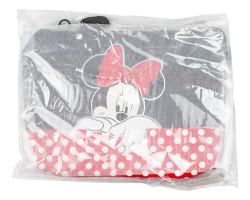 Necessaire Retangular Minnie Assinatura 15x3x21cm - Disney