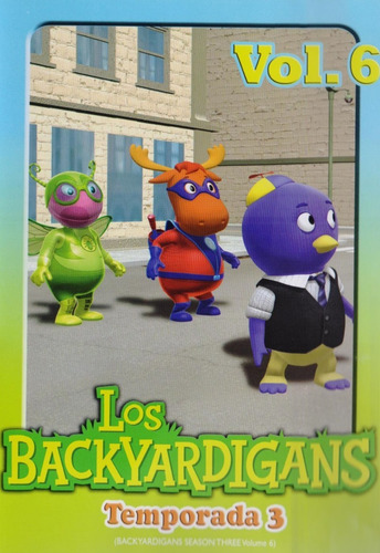 Imagen 1 de 3 de Los Backyardigans Temporada 3 Tres Volumen 6 Seis Dvd