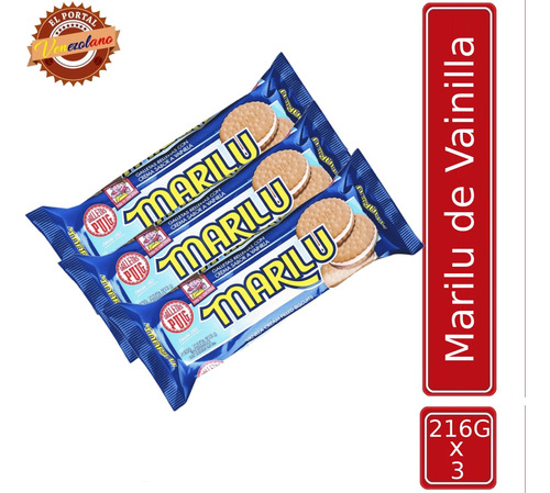 Galletas Marilu Vainilla X 3 - Kg a $45