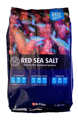 Red Sea Sal - Saco 4kg - Faz 120 L