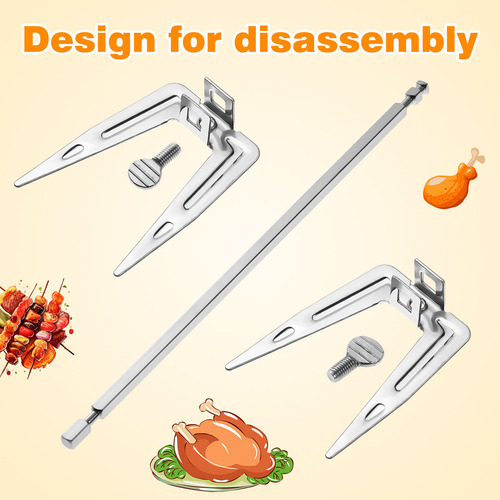 Tenedor De Freidora De Acero Inoxidable, Tenedor Universal P