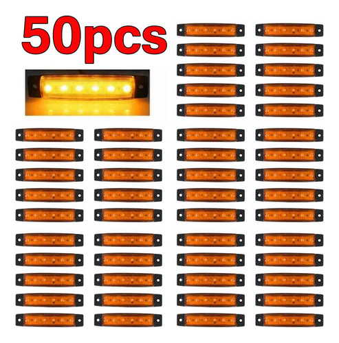 50 Luces De Señalización Laterales Led Para Camión, Remolque