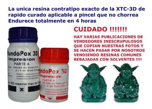 Resina Impresiones 3d X 145g Ojo Un Bobo Nos Copia Las Fotos