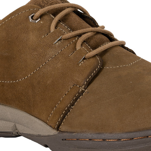Zapato De Cuero Brezo Khaki London Adixt