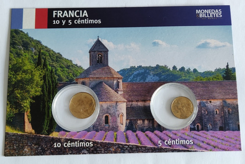 Monedas De Francia En Su Blíster Y Cápsulas 