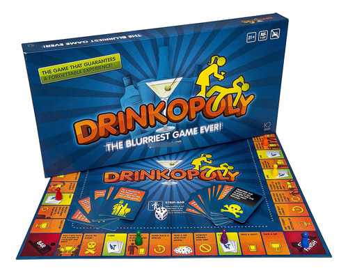 Drinkopoly Juego De Fiesta Divertido Juego De Bebida Para