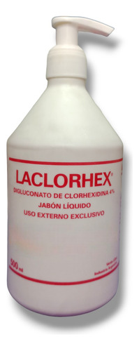 Jabon De Clorhexidina X 500 Ml Con Dispenser