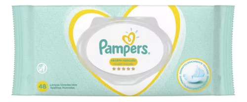 Toallitas Humedas Pampers Recien Nacido 0% Alcohol X48 Un.