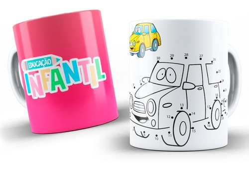 Imagem 4 de 10 de Canecas Personalizadas Infantil !!!!