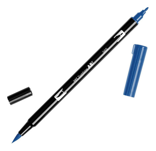 Caneta Marcador Artistico Dual Brush Tombow 565 Deep Blue