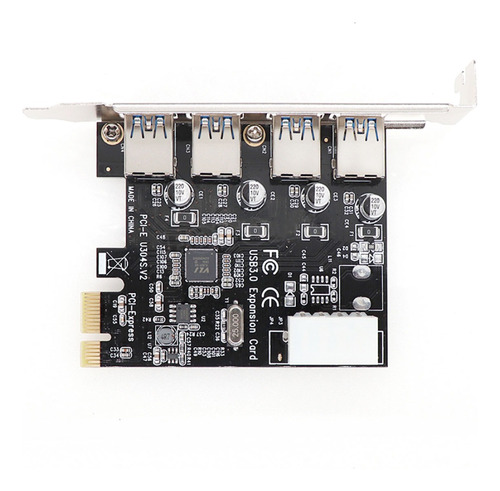 Tarjeta De Expansión Pci-e A Usb 3.0 De 4 Puertos