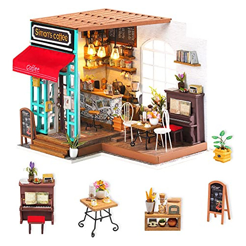 Rolife Dollhouse Mini Casa De Madera Para Manualidades, Kits