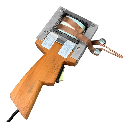 comprar Ferro Solda Estanhador 750w 110v Pistola Prof Cabo Madeira