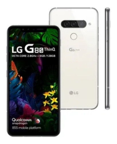Celular LG G8s Thinq Branco Tela 6.2 Oled 128gb 6gb De Ram C