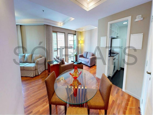 Imagem 1 de 15 de Flat No Itaim Bibi, No Pool, 79m², 03 Dorms - Sf24948