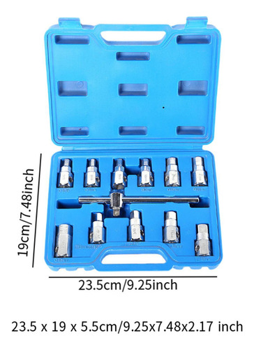 . Juego De 12 Dados Con Punta Estriada, Kit De Reparación,