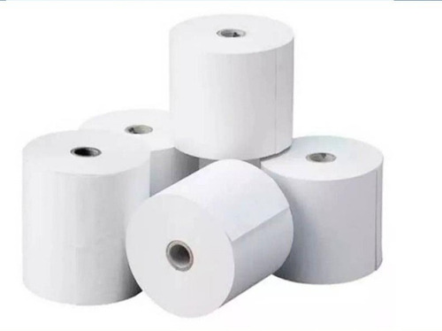 Rollos Papel Bond 100% Blanco 75x65 Mm 0,7$
