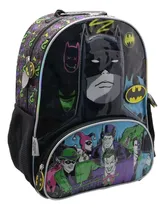 Comprar Mochila Escolar Espalda Batman Villanos Pelea 16
