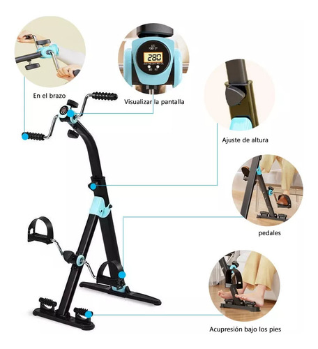 Bicicleta Fija Dual Cycle Para Masaje Rehabilitar Y Ejercici