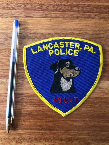 Parche Policia Usa K9 Canino Lancaster