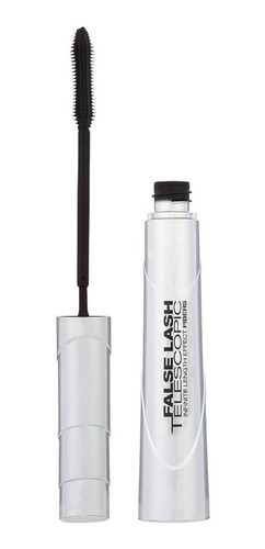 Imagen 2 de 2 de Máscara de pestañas L'Oréal Paris False Lash Telescopic 9ml color magnetic black