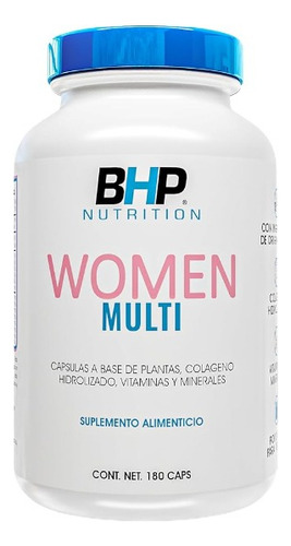 Bhp Women Multi 180 Caps Sabor Sin Sabor