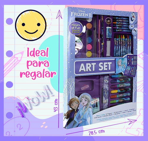Imagen 2 de 10 de Set De Arte Dibujo Para Niños Magia Creativo Infantil Chico