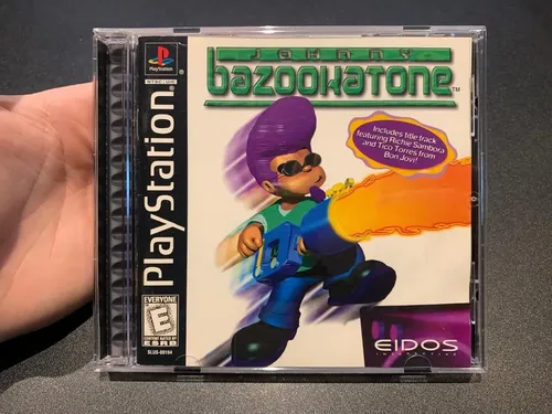 Jeu Johnny Bazookatone - PlayStation 1 (PS1) - Version PAL Française - Très Bon état (sans Notice)