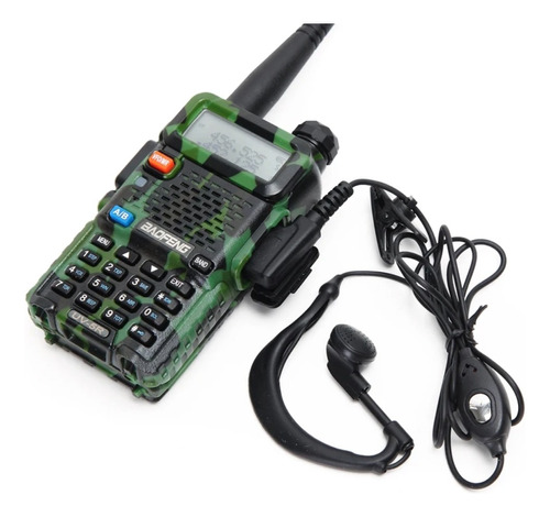 Radio Baofeng Uv5r Diseño Camuflado Motorola Icom Kenwood 