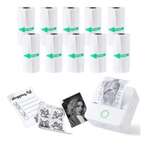 Comprar 10 Rollos Papel De Impresión De Vainas De Impresión, Pegatin