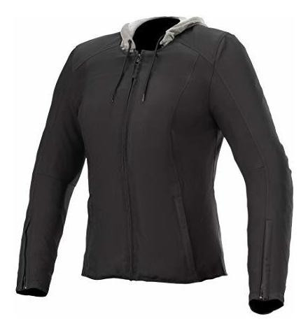 Chaqueta De Moto Bond Para Mujer, Negra, Grande