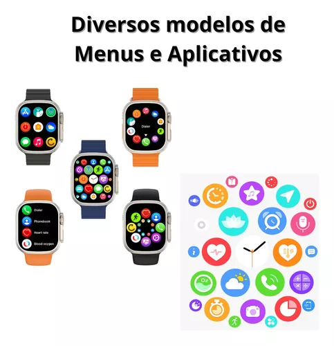 Relógio Inteligente Com Medidor De Glicose Smart Band Ultra