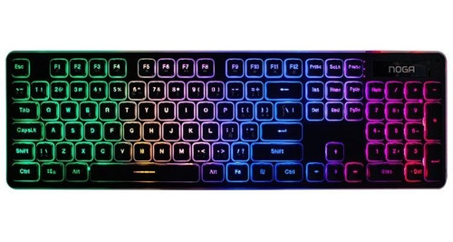 Teclado Gamer Silencioso Retroiluminado Led Noga Nkb 560