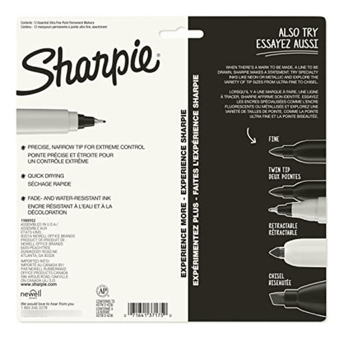 Sharpie 37175pp Marcadores Permanentes 80's Glam De Punta