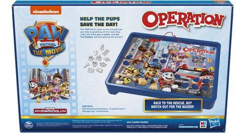 Juego De Operación: Paw Patrol The Movie Edition Juego De Me
