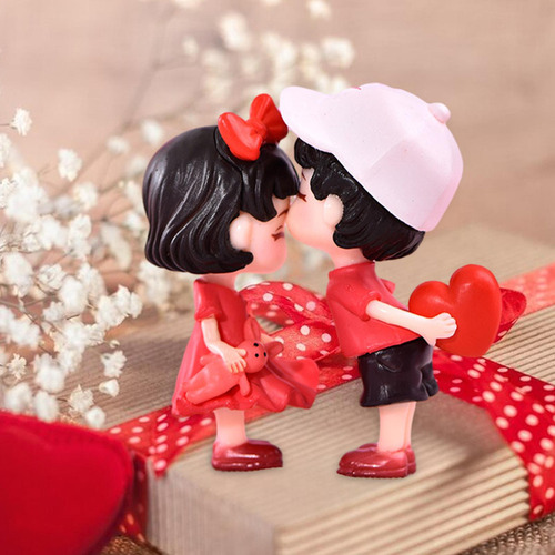 Tt Figuritas De Pareja En Miniatura, Escultura Pequeña,