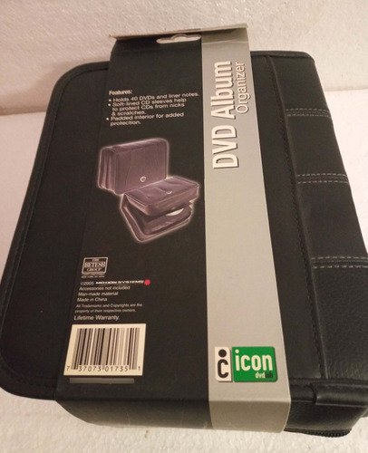 Organizador Estuche Carpeta Porta Cd Y Dvd Para 40 No Envio