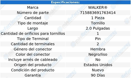 Sensor Velocidad (vss) Ford F-150 L6 4.9l 95-96 Walker
